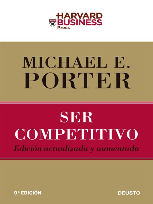 Title details for Ser competitivo by Michael E. Porter - Available